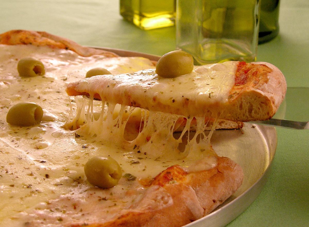 Pizza Mussarela Tamanhos